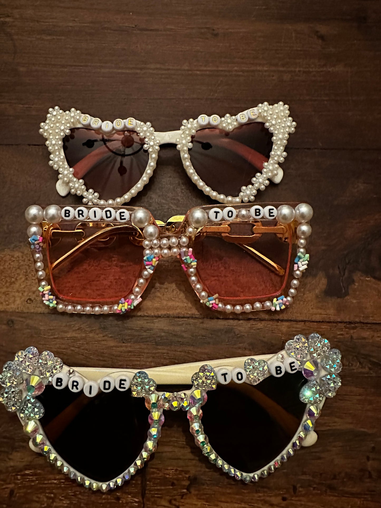 Super Glitzy Bride Sunglasses