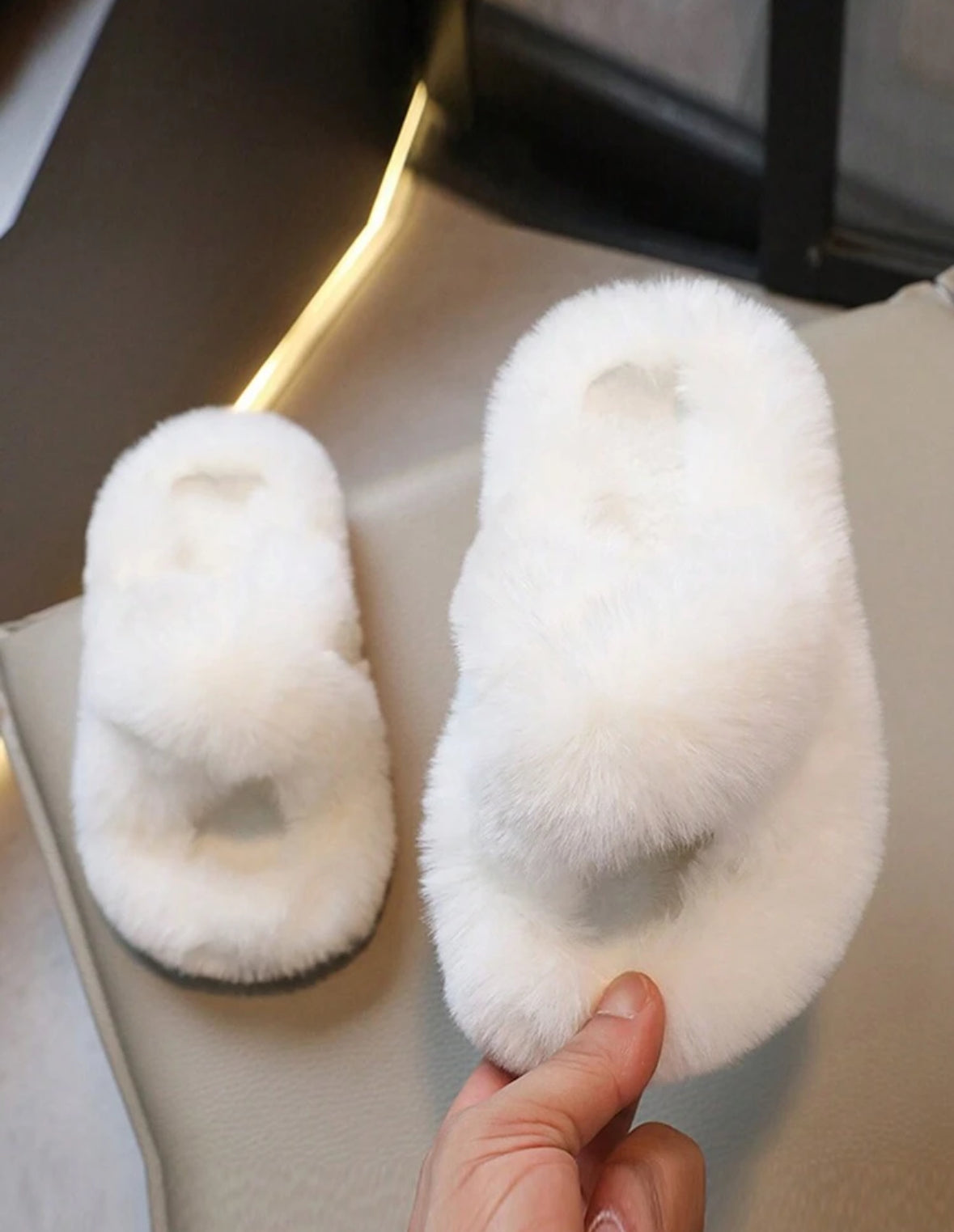 Personalised Kids Fluffy Slippers