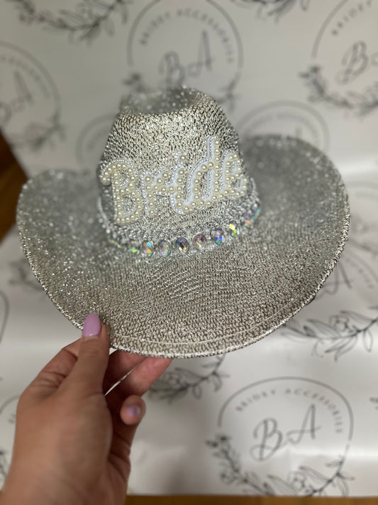 Silver Cowboy Hat Hen Party