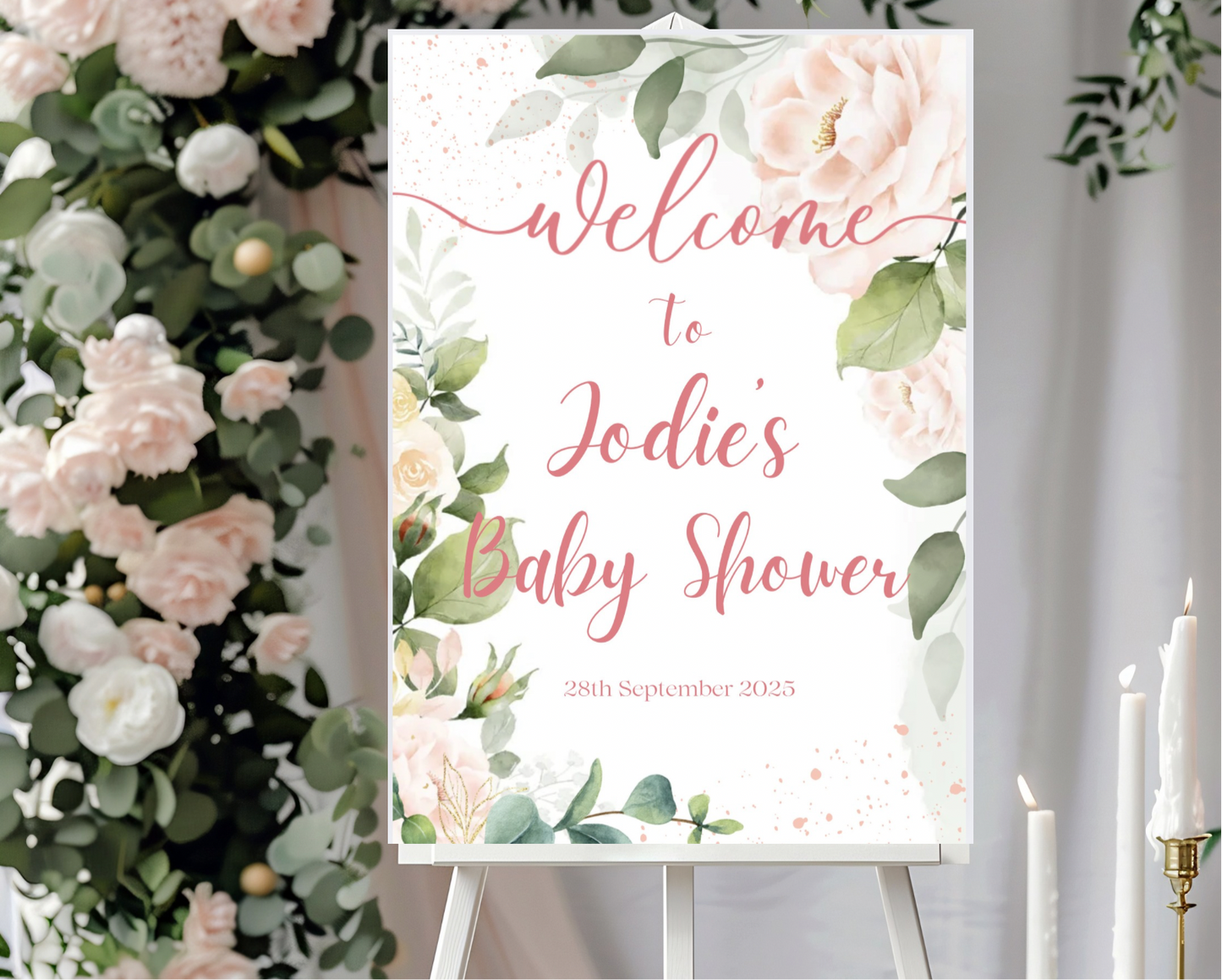 Baby Shower Welcome Sign
