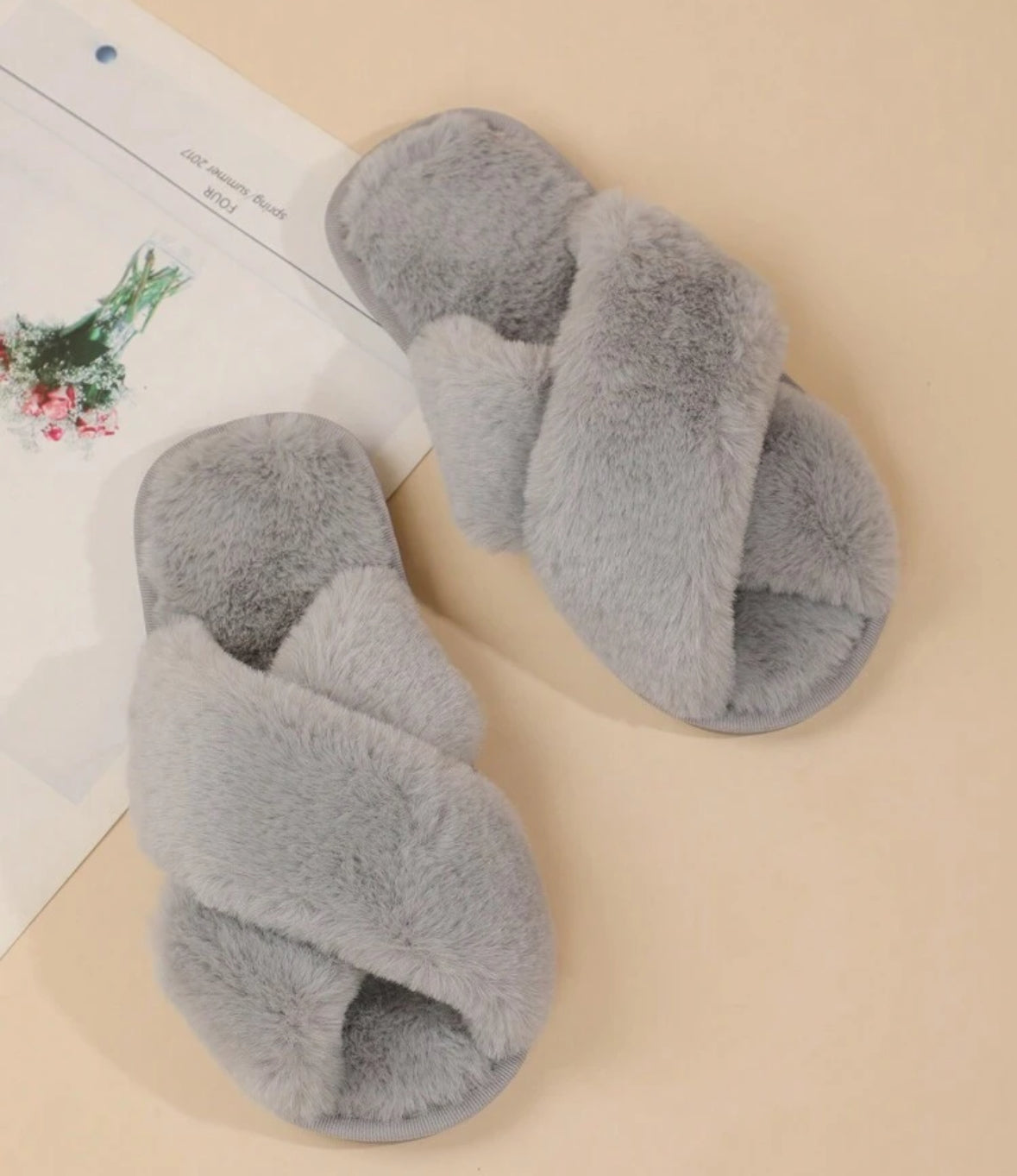 Personalised Kids Fluffy Slippers