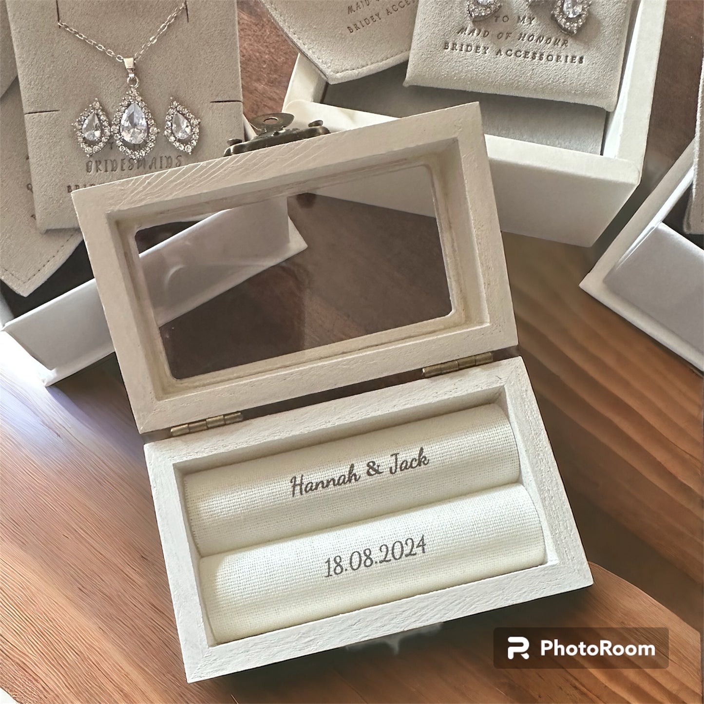 Personalised Double Ring Box