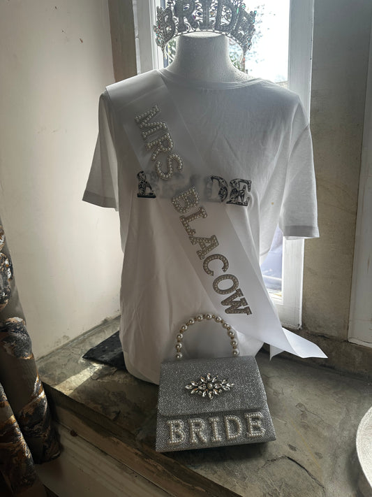 Personalised Hen Party Bridal Sash
