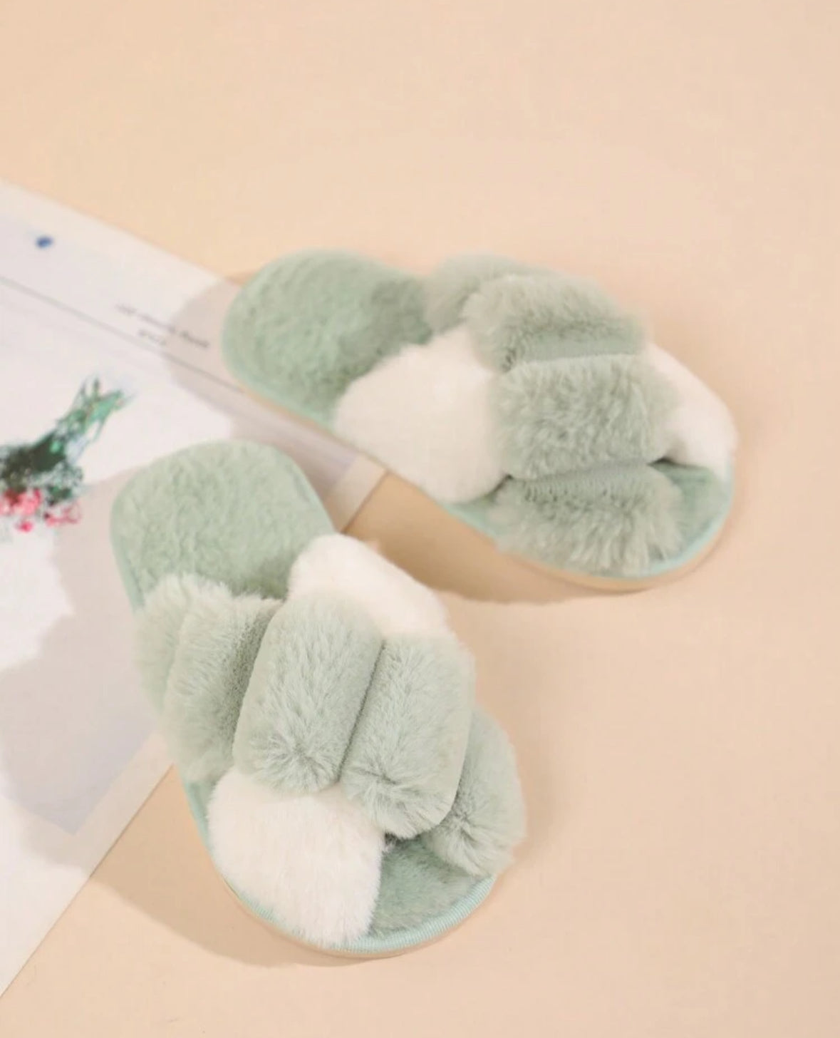Personalised Kids Fluffy Slippers