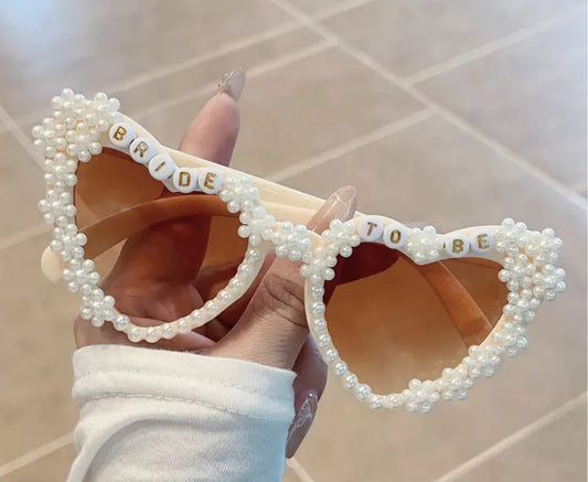 Flower Power Bride to Be Sunglasses