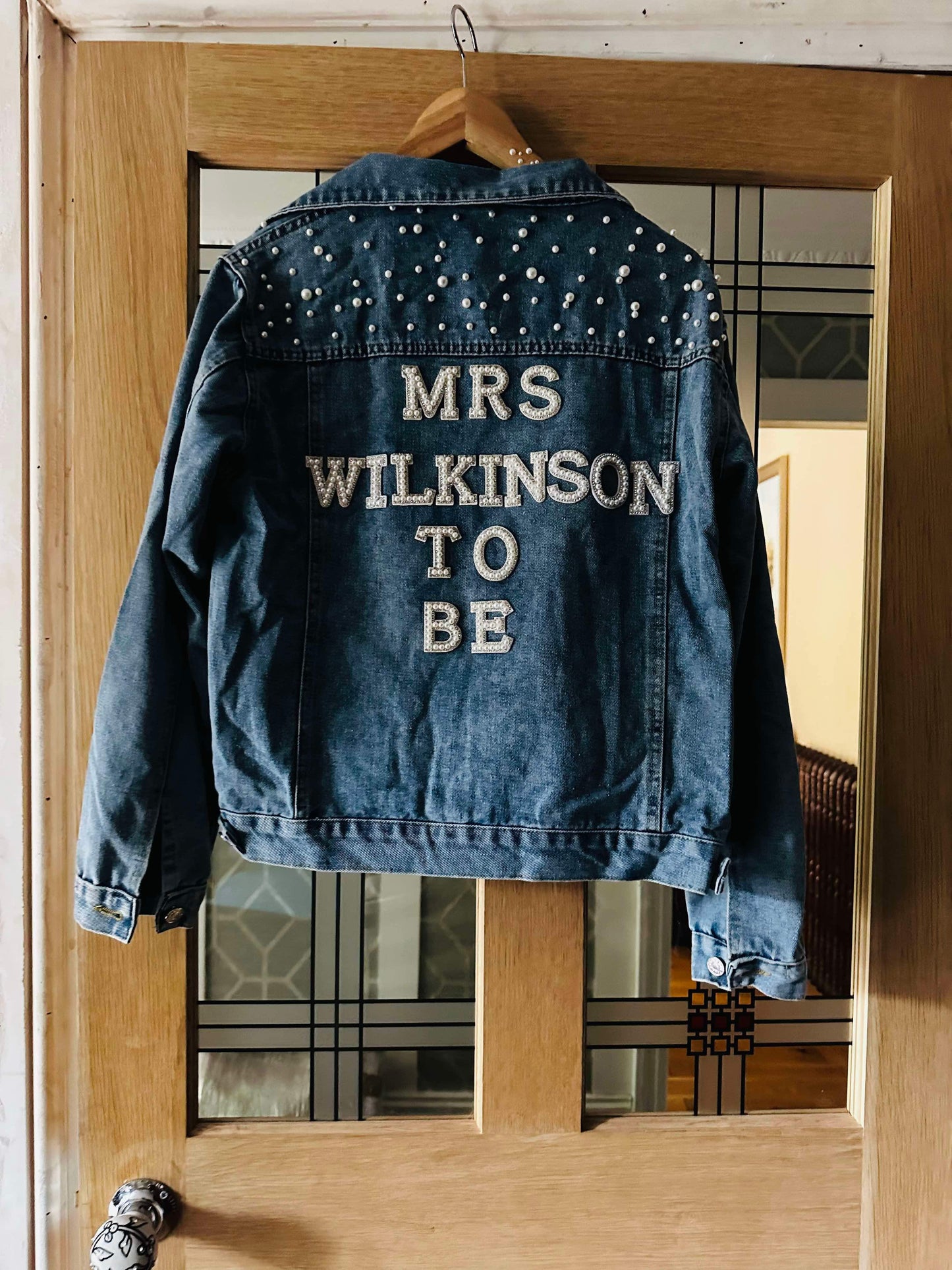 Custom Bride Denim Jacket