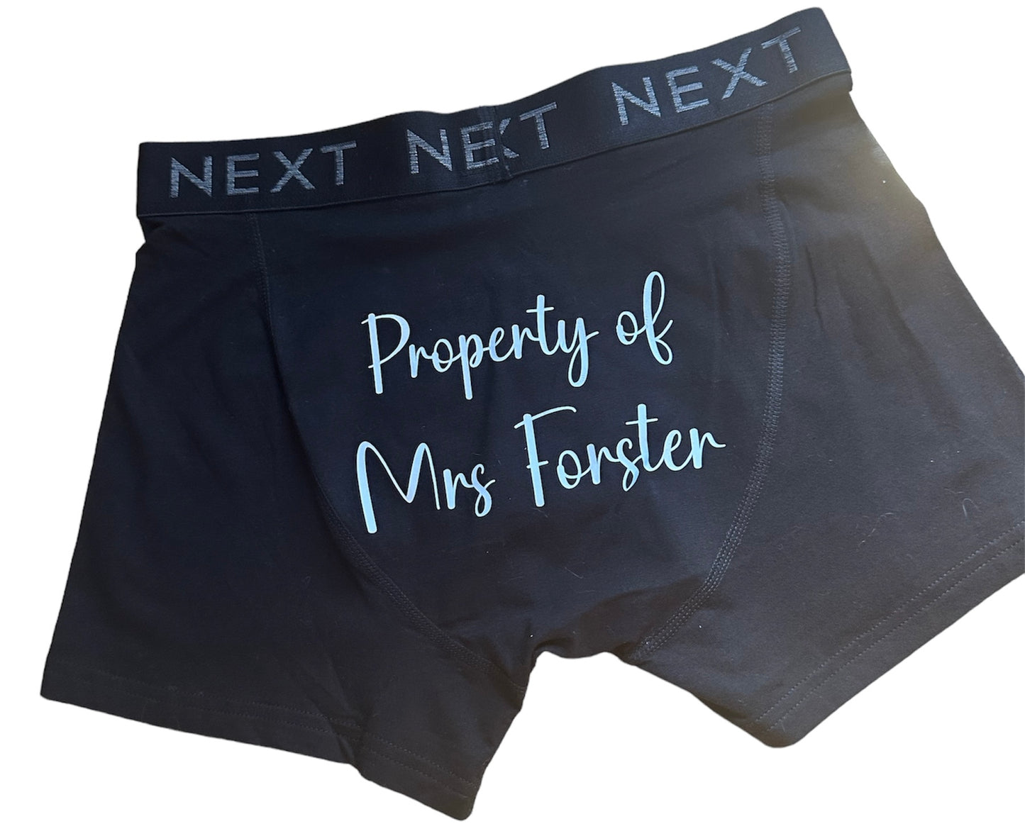 Personalised Boxer Shorts for Groom