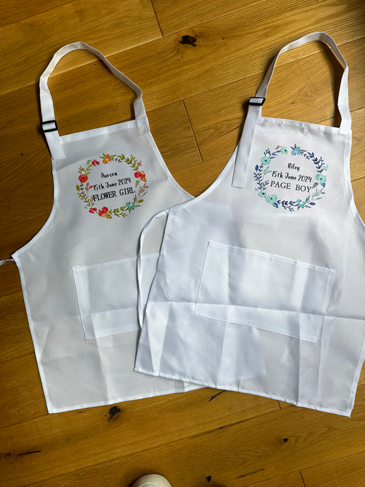 Kids Personalised Aprons