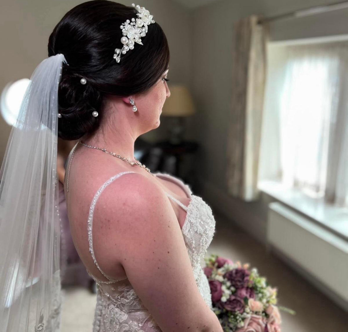 Pearl and Crystal Headband