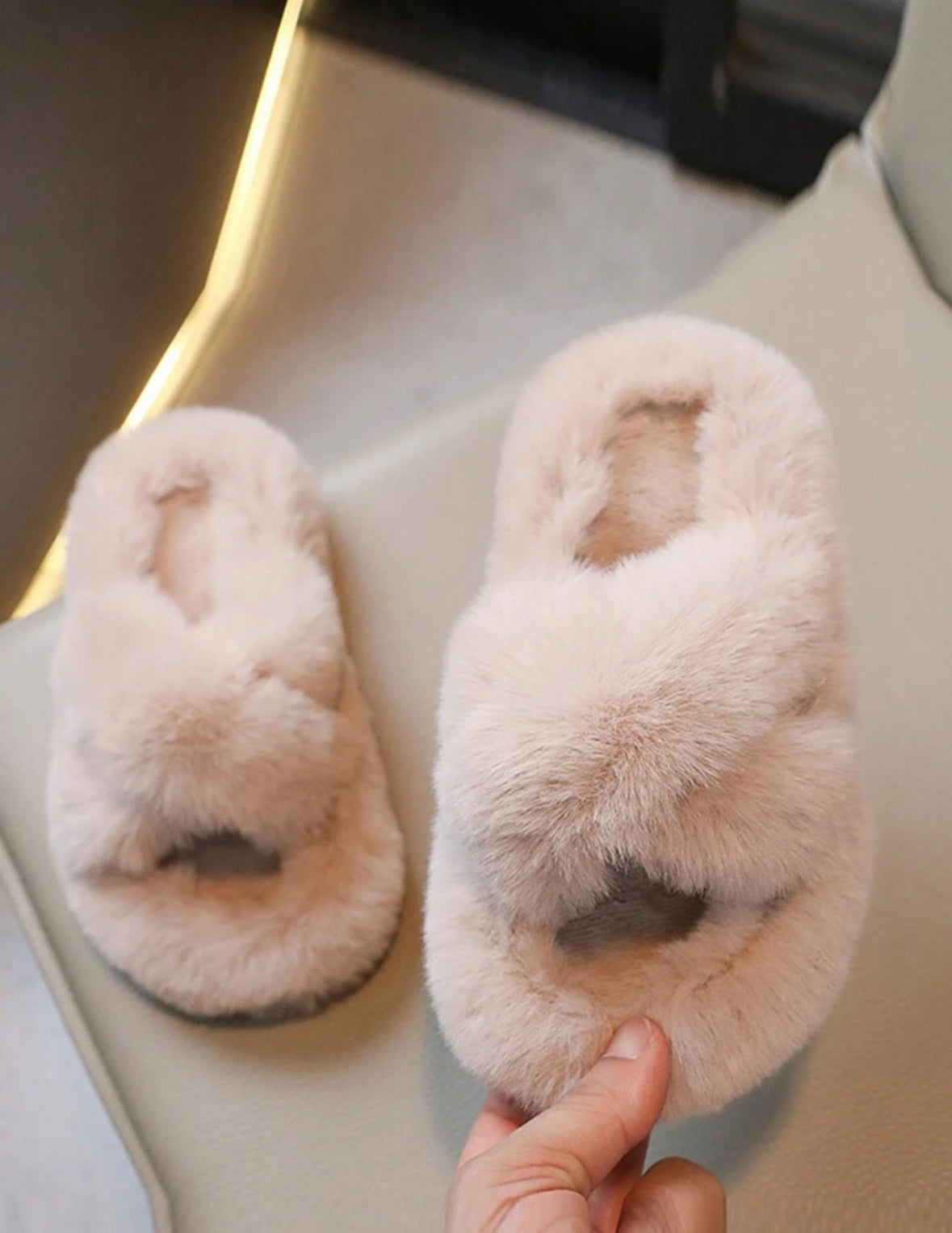 Personalised Kids Fluffy Slippers