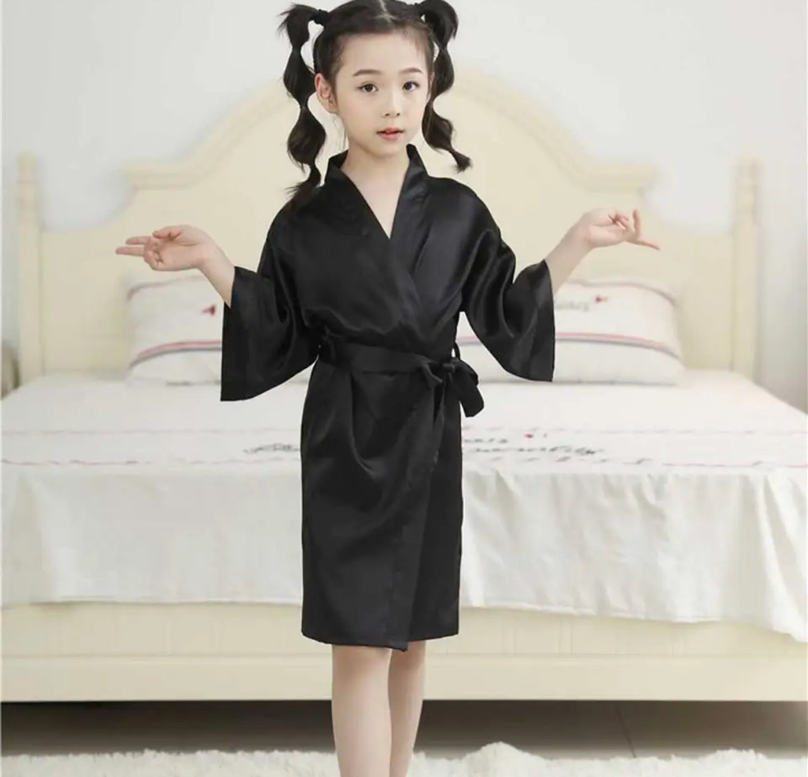 Kids Satin Robe