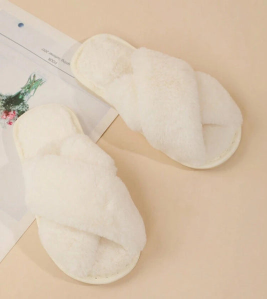 Personalised Kids Fluffy Slippers