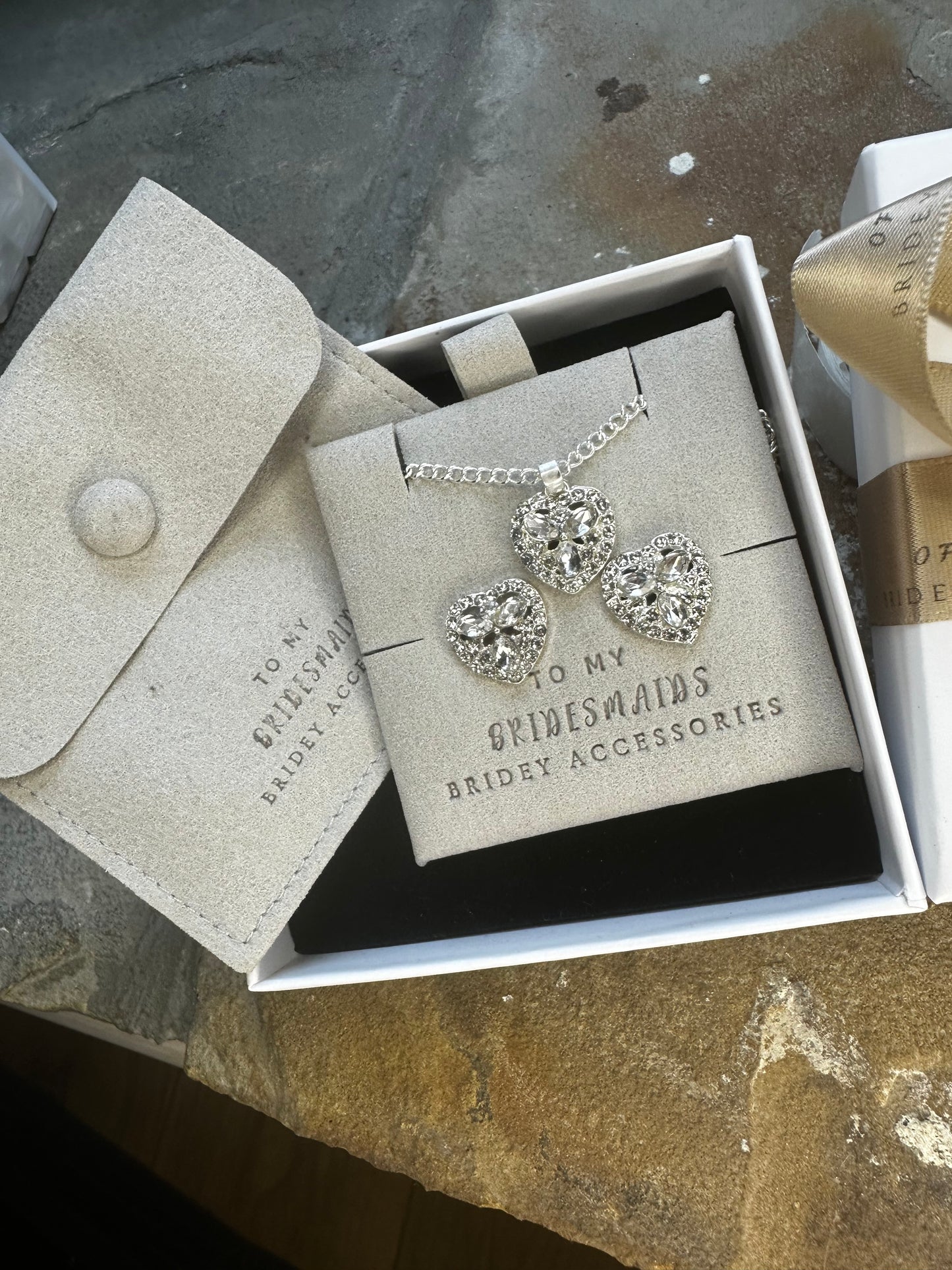 Heart Shaped Jewellery Set