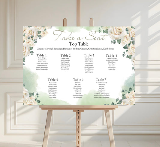 Touch of Green Seating Plan