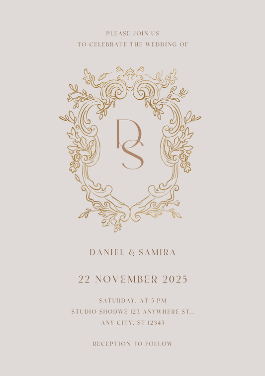 Wedding Invitation-Elegant