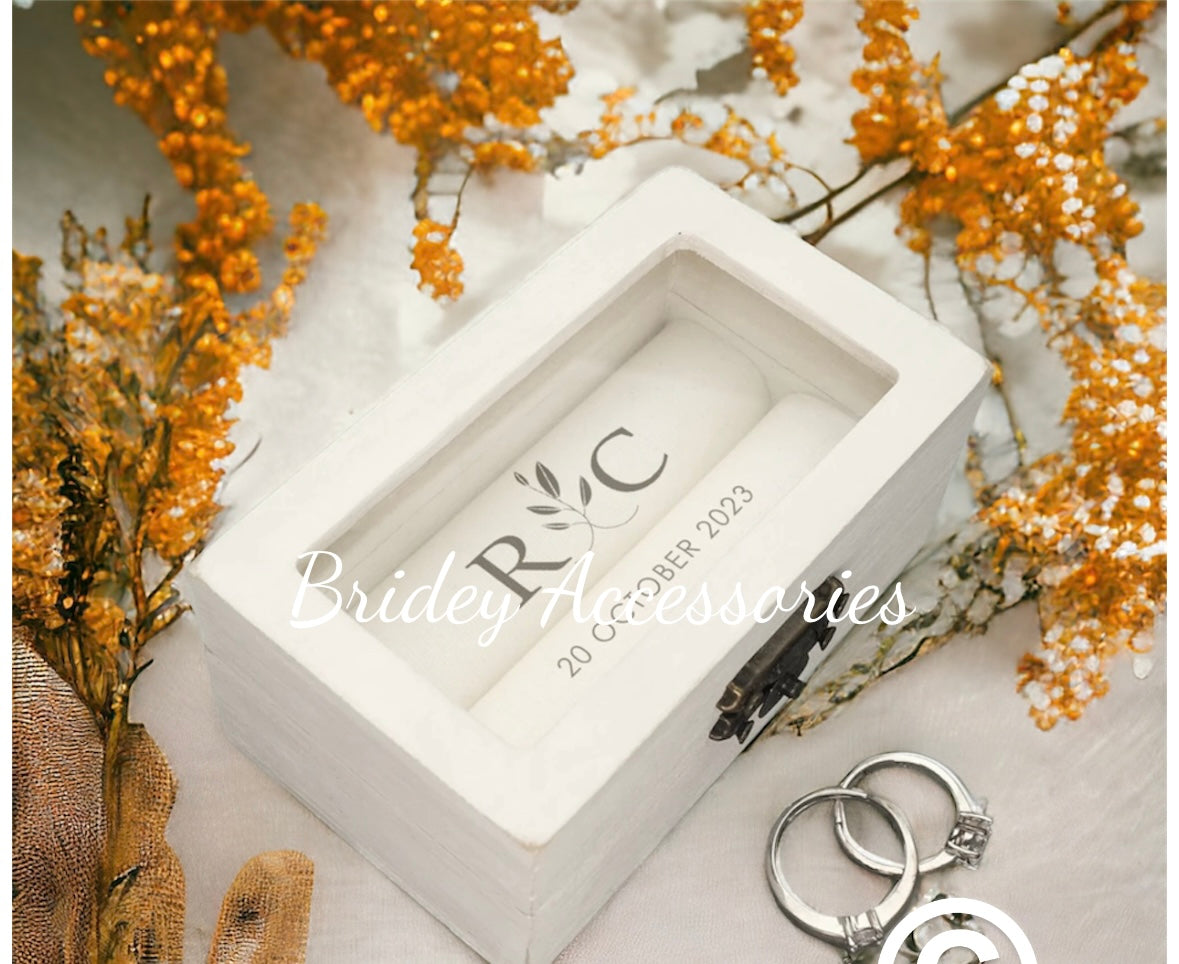 Personalised Double Ring Box