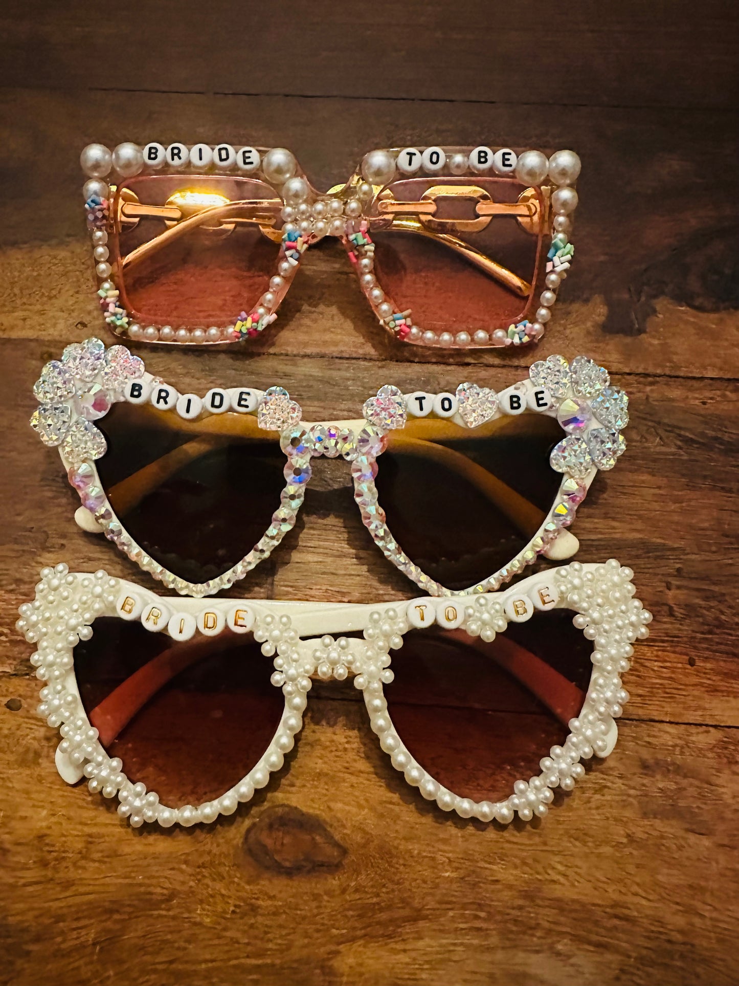 Flower Power Bride to Be Sunglasses