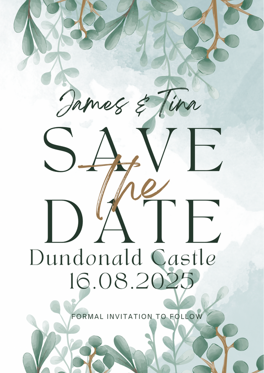 Wedding Invitation-Save the Date