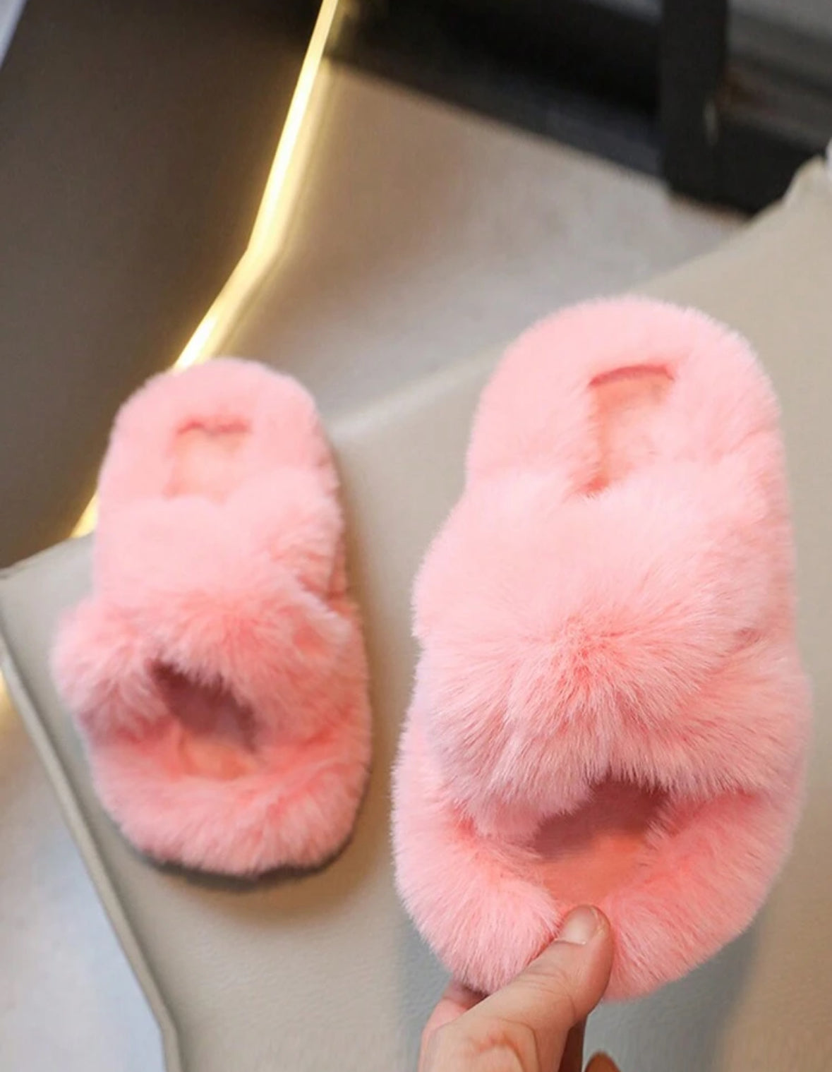 Personalised Kids Fluffy Slippers