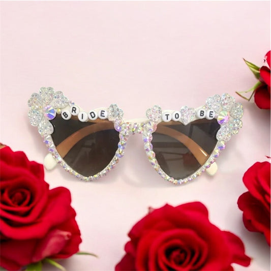 Super Glitzy Bride Sunglasses