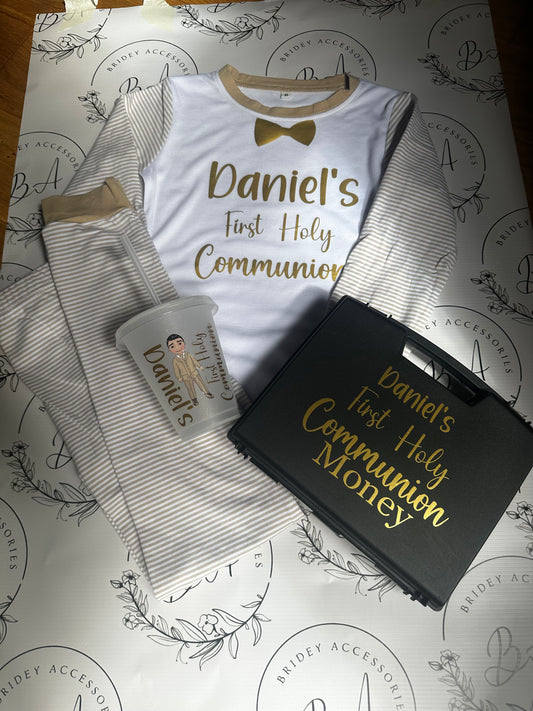 Children’s personalised Pyjamas, perfect for special occasions, communions...