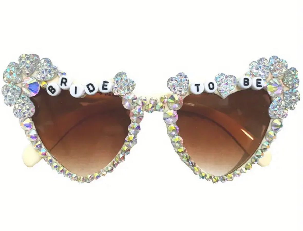 Super Glitzy Bride Sunglasses