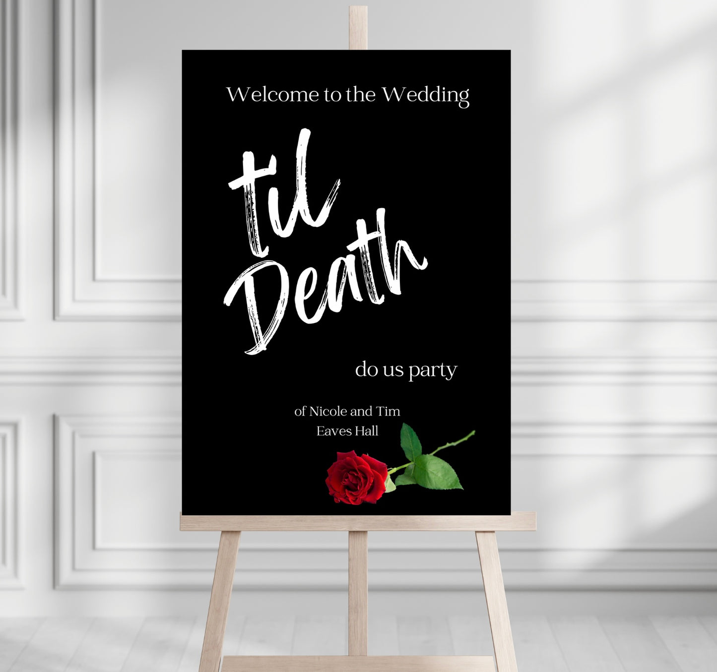 TIL Death Welcome Sign