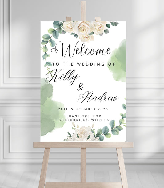 Touch of Green Welcome Sign