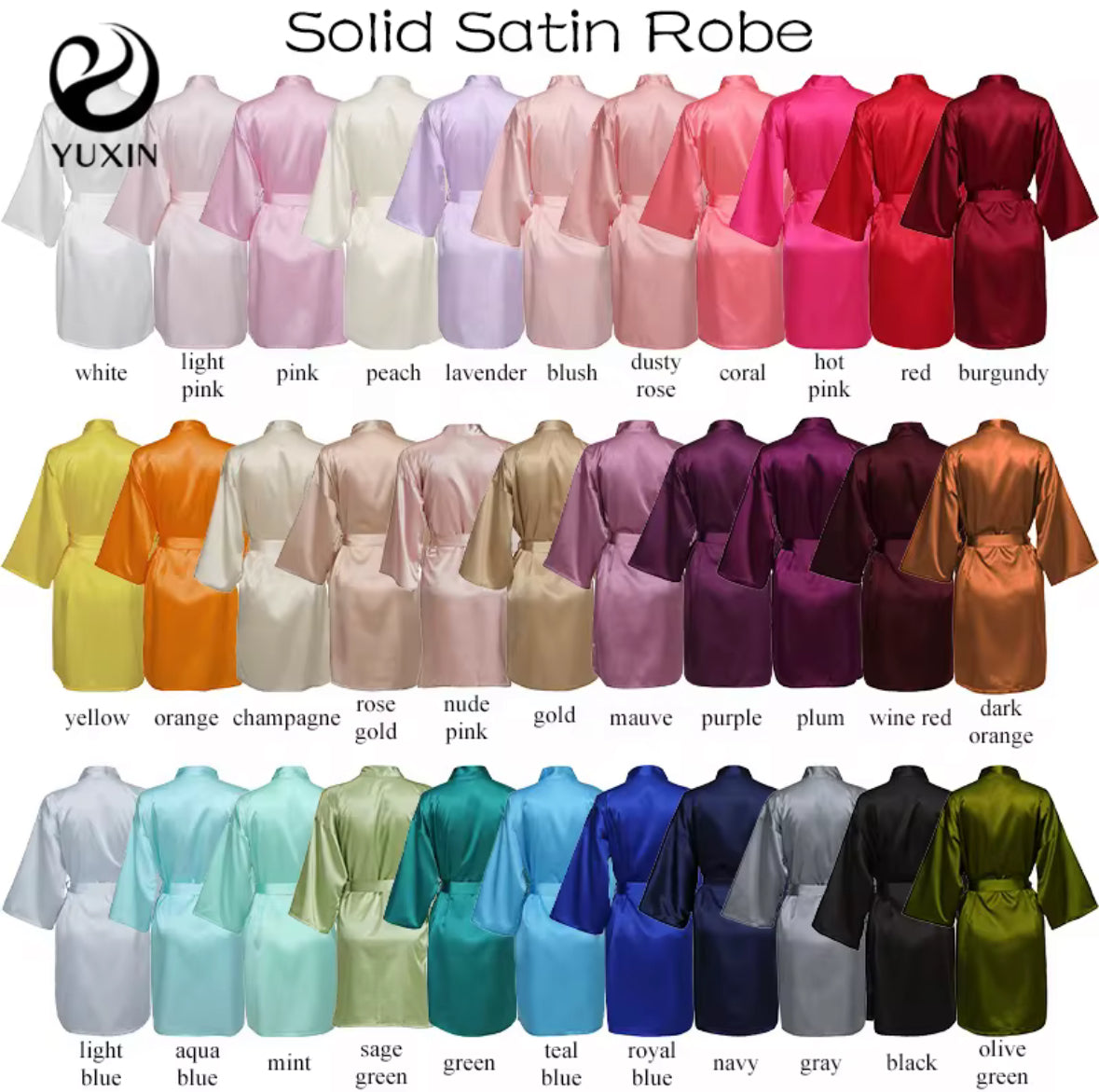 Satin Robe Package