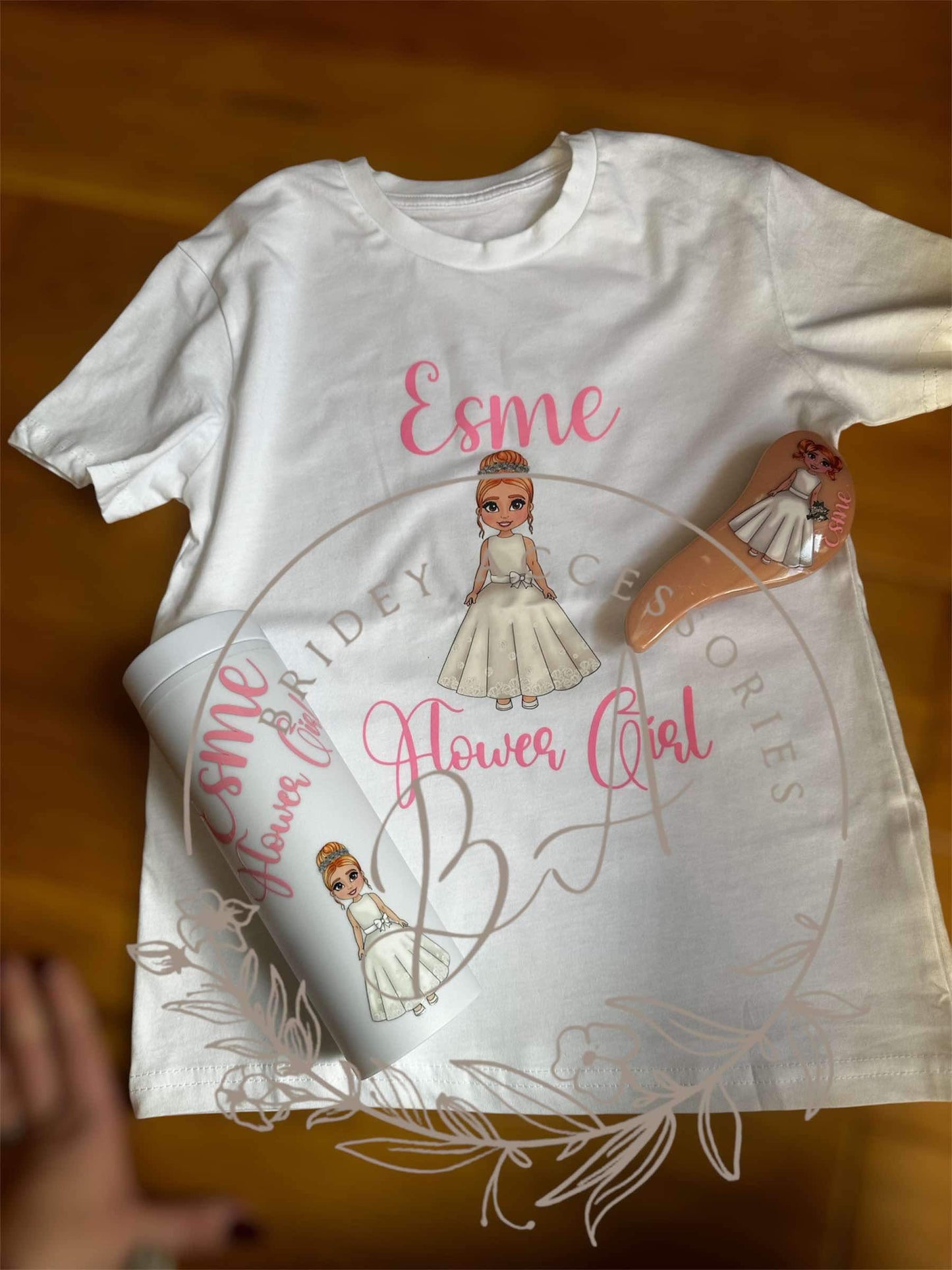 Custom Flower Girl T-Shirt